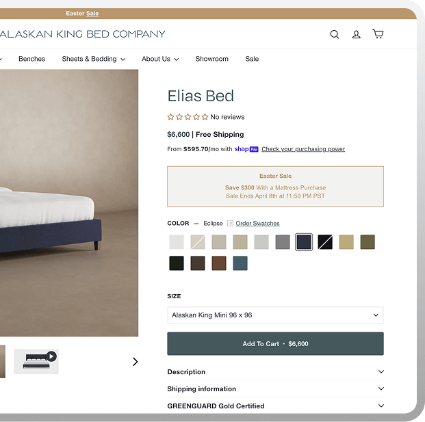 Alaskan King Bed Store